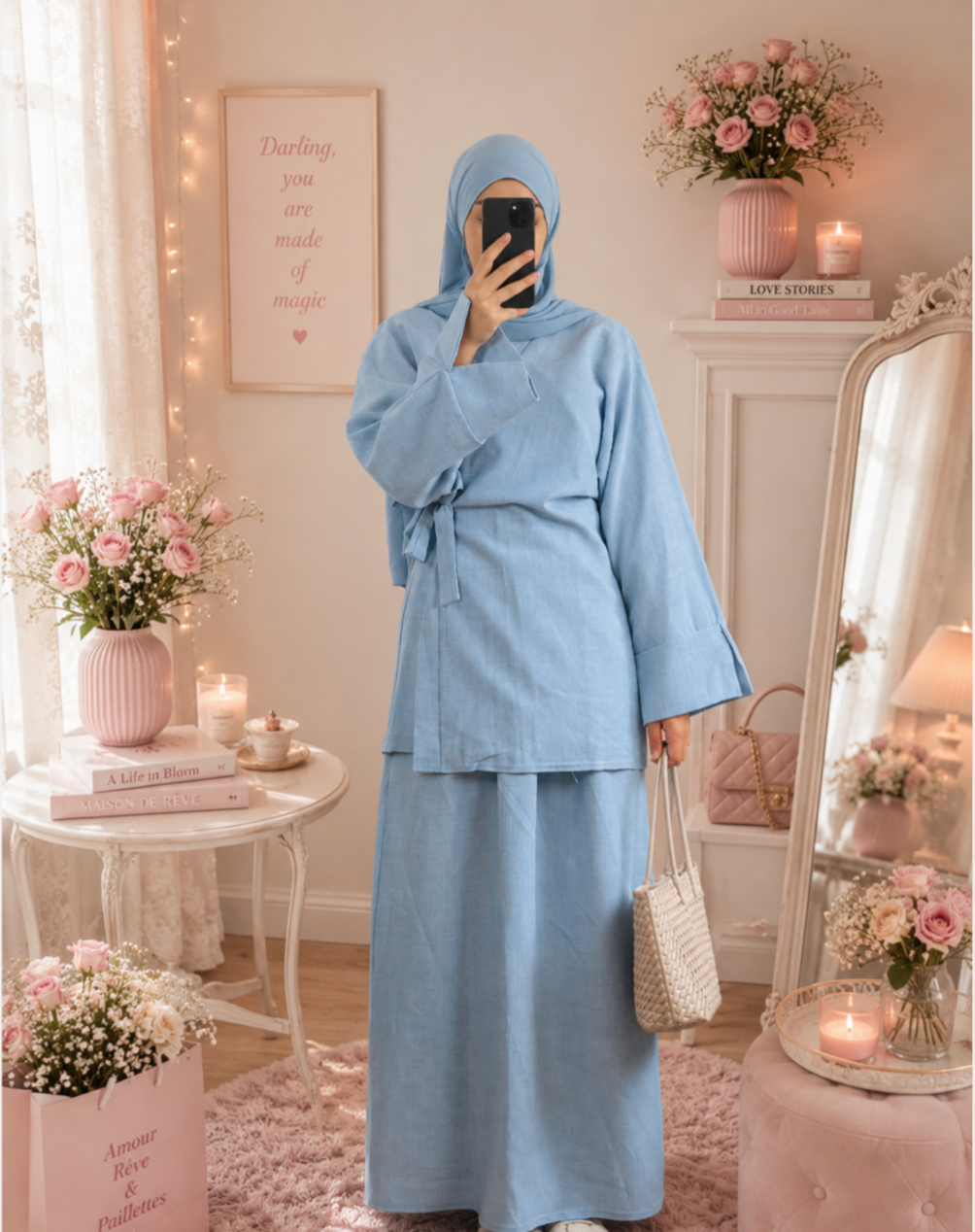 Ensemble Kimono Jupe Femme – Taille Unique | Fait en France