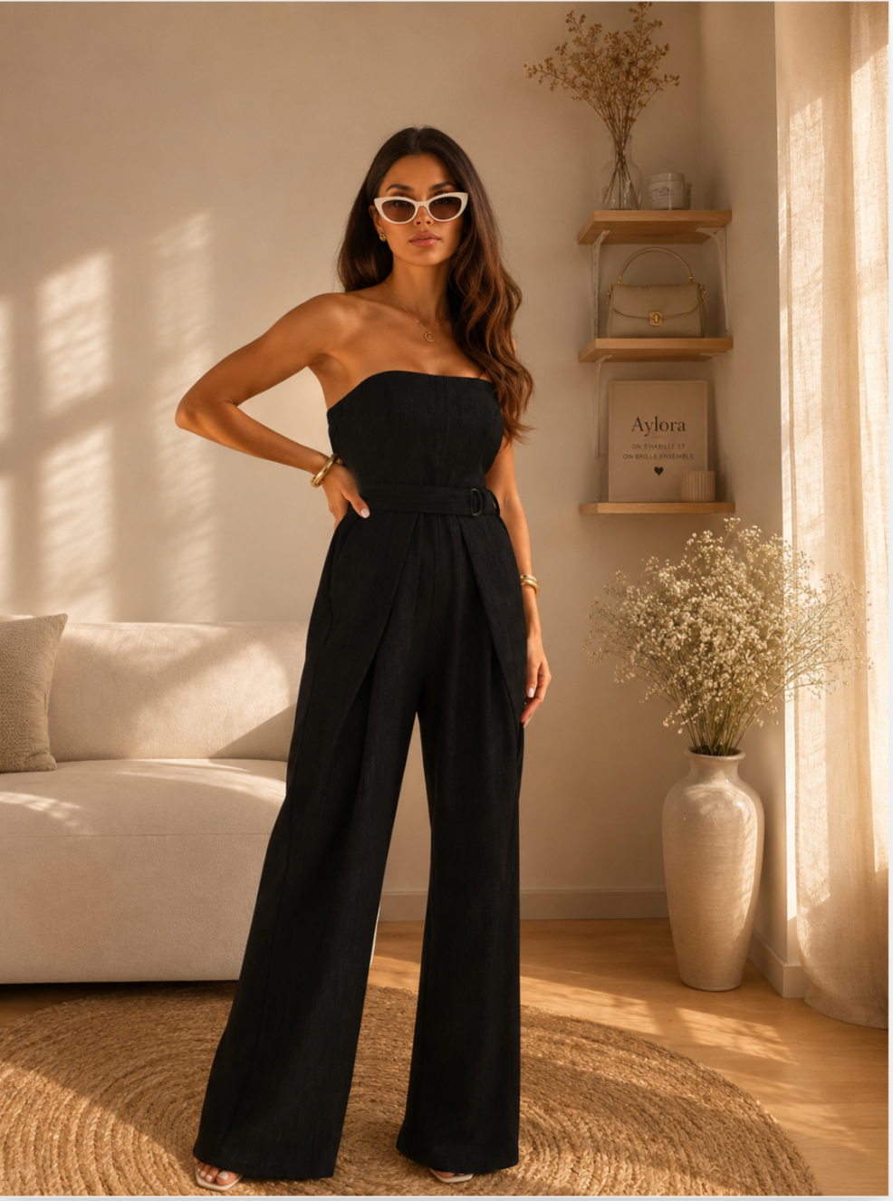 Combinaison Longue Noire – Taille Unique