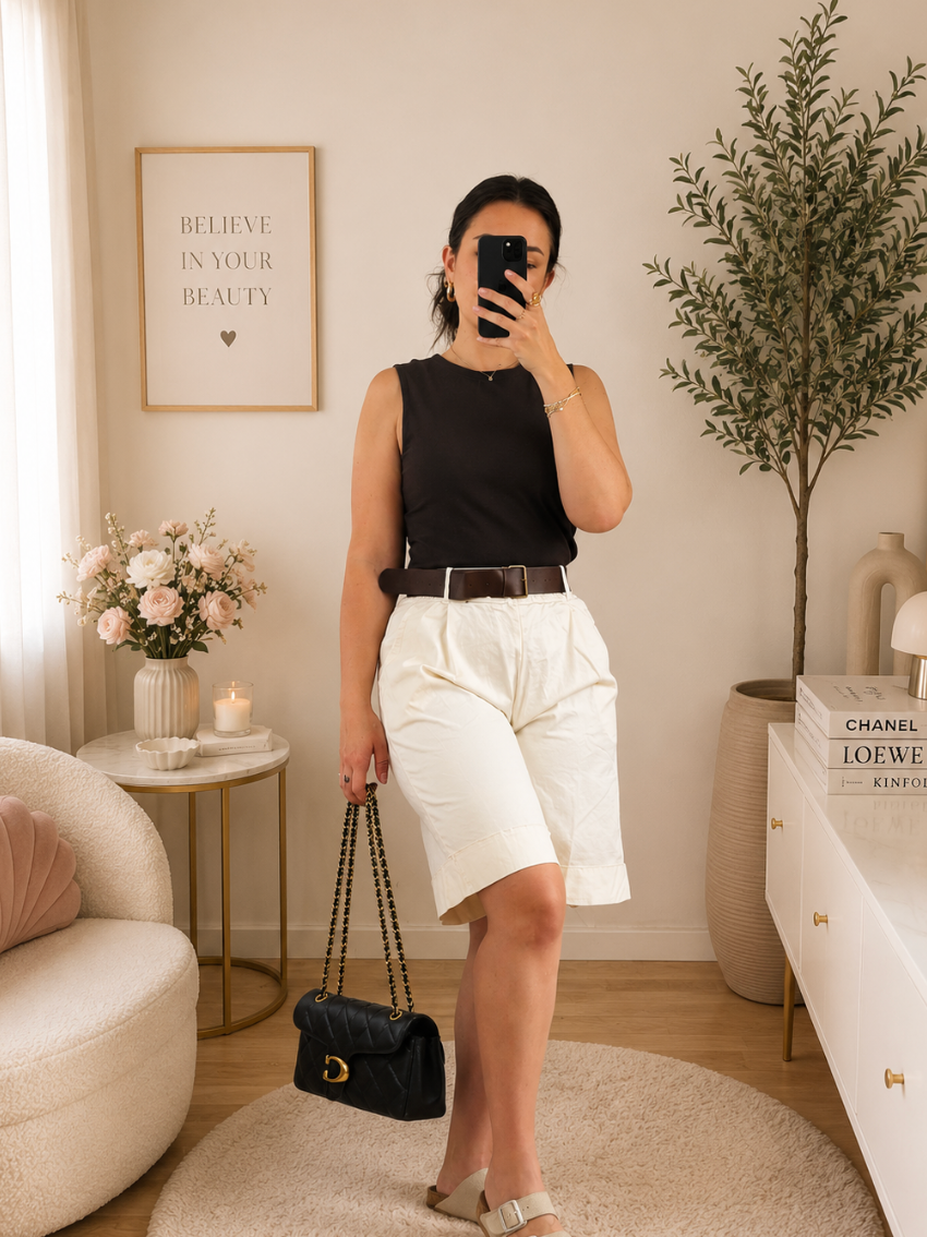 Short Bermuda Femme en Coton – Taille Unique | Made in Italy