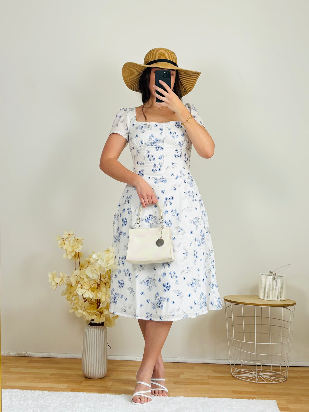 Robe à Motifs Fleuris