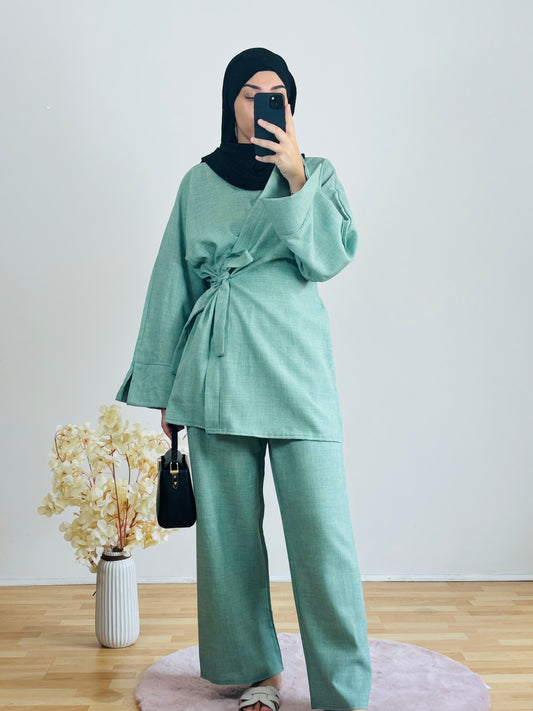 Ensemble kimono pantalon