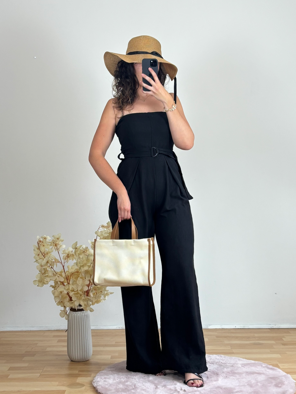 Combinaison Longue Noire – Taille Unique