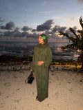 Robe Abaya Kaki – Taille Unique